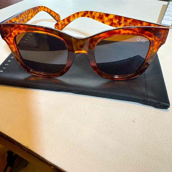 Quay After Hours Tortoiseshell Sunglasses - Picture 1 of 5